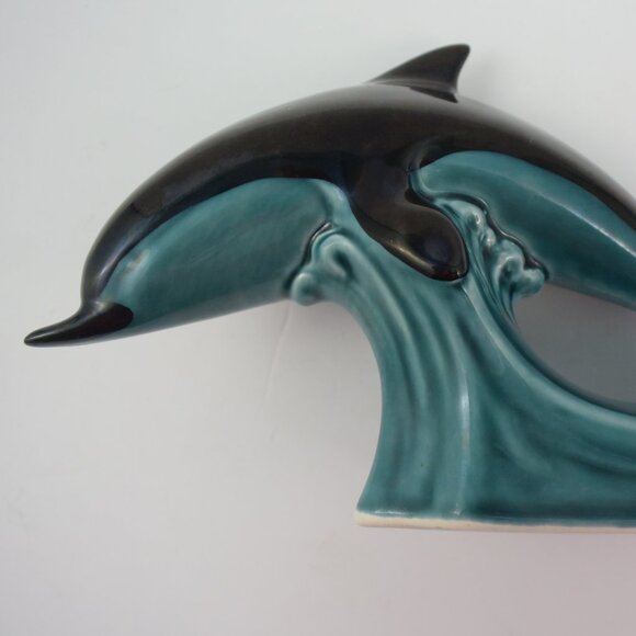 Poole Pottery Dolphin Cresting Wave, Vintage Made in England - Picture 6 of 12